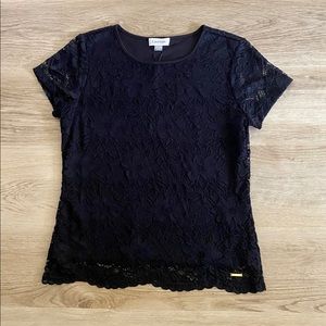 Calvin Klein lace top S NWT